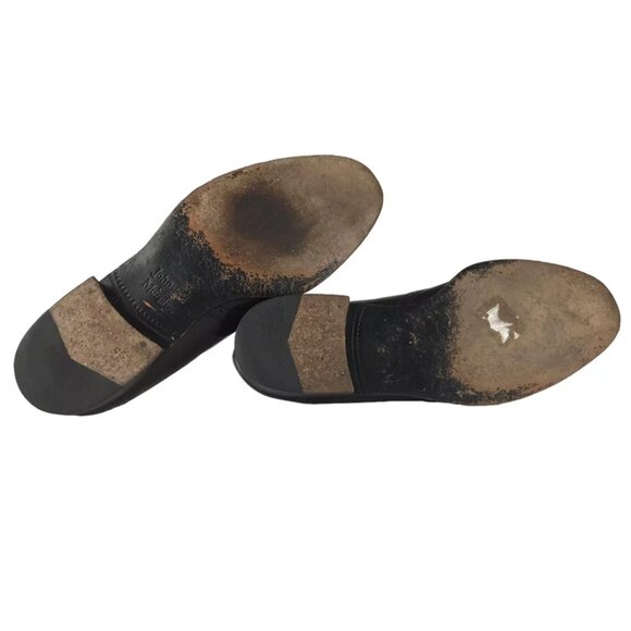 Johnston & Murphy Mens Brown‎ Leather Tassel Wingtip Slip On Loafer US 8.5 M - Picture 7 of 9